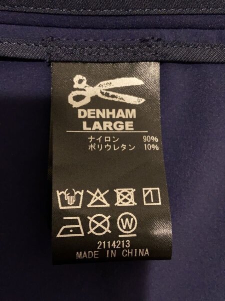 DENHAM(デンハム) / テーラードジャケット/L/ナイロン/NVY/無地/01-26 