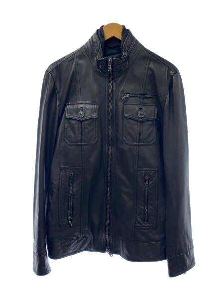 新品】ジョセフオムレザー ジャケット ライトナムシングルライダーズ