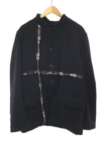 COMME des GARCONS SHIRT 切替ウールチェックマフラー（COMME des  