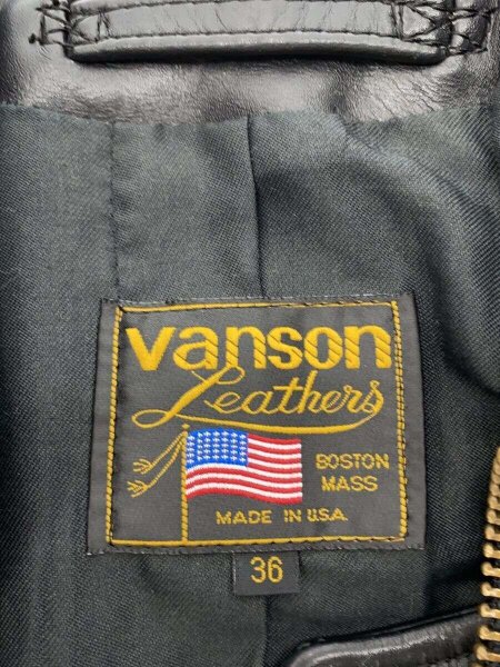 VANSON(バンソン) / スレ・シワ有/ENF/エンフィールド/USA/レザー