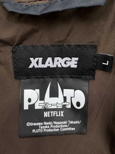 X-LARGE(エクストララージ) / ×PLUTO PUFFER JACKET/ヨゴレ箇所有/中綿 