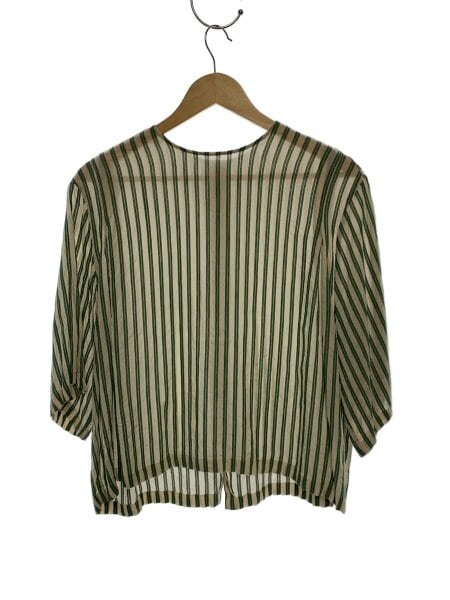 6(ROKU)＞CUPRA COTTON STRIPE TUNIC/チュニック 6（ロク）の「＜6 