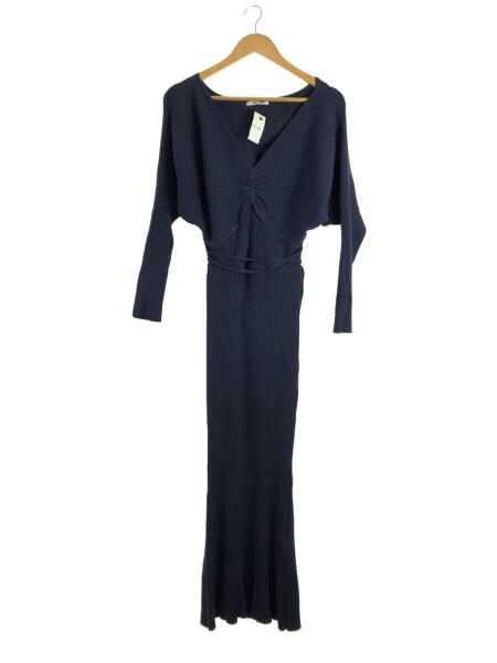 SNIDEL(スナイデル) / 長袖ワンピース/one/レーヨン/BLU/SWNO231112