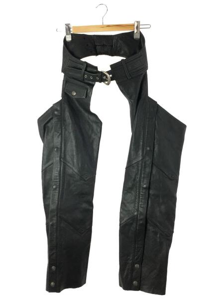 Harley-Davidson レザーオープンチャップス ブラック HARLEY