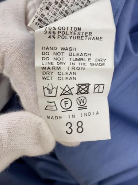 FRAMeWORK(フレームワーク) / 長袖ワンピース/38/コットン/BLU/無地/23