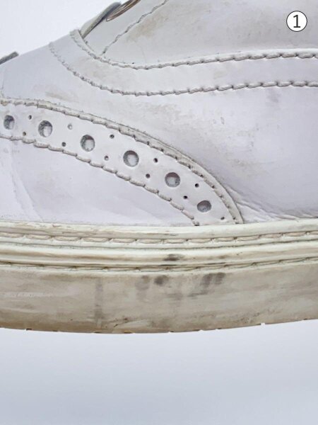 JIMMY CHOO(ジミーチュウ) / ローカットスニーカー/41/WHT | 中古品の