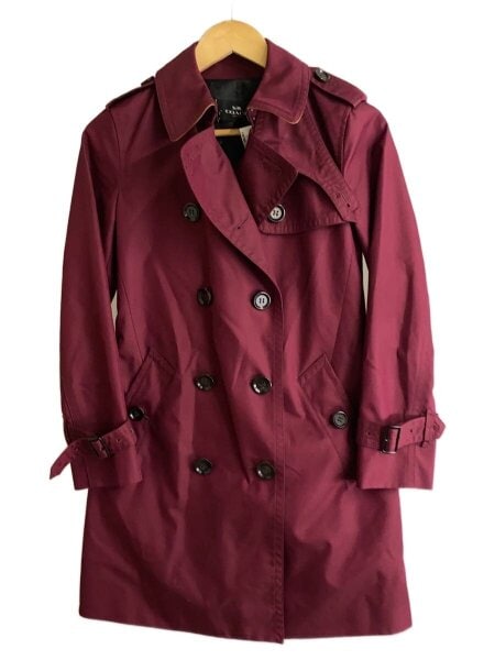 COACH(コーチ) / トレンチコート/XXS/コットン/RED/無地/F34025