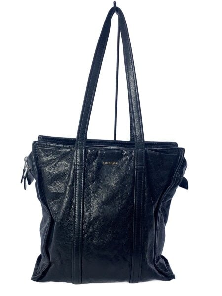 BALENCIAGA(バレンシアガ) / bazar bag/レザー/BLK/無地/ショルダー欠