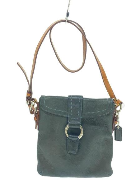 COACH(コーチ) / 8A42/フラップ/ショルダーバッグ/レザー/グレー 