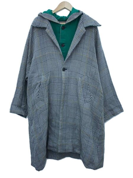 NEON SIGN(ネオンサイン) / W Gren Check Sandwich Coat/コート/46 