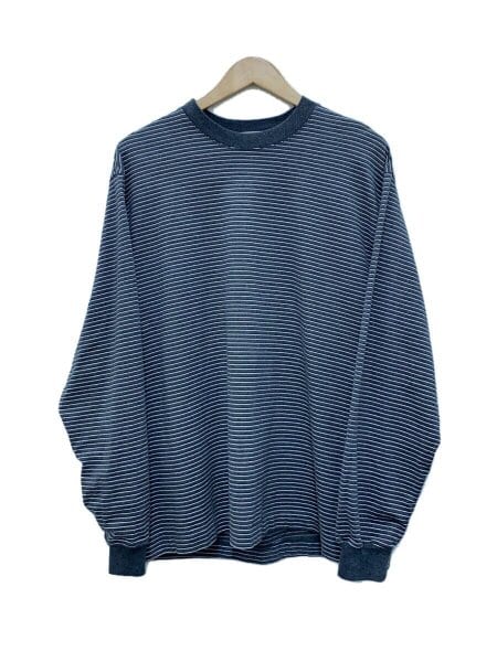 everyone border 長袖 tシャツボーダー M トップス everyone border