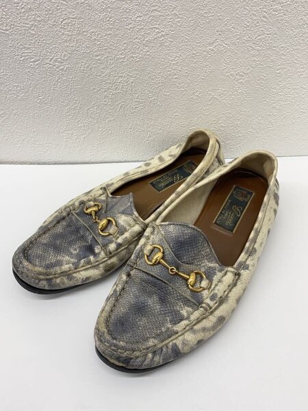 GUCCI(グッチ) / オールド ビットローファー Vibram上張り 総柄/35.5 