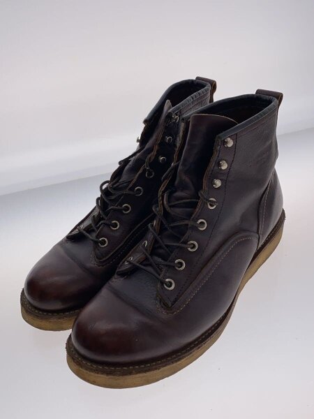 RED WING / LINEMAN ラインマン レースアップブーツ/UK8.5/BRW/レザー/2906 RED WING(レッドウィング) / LINEMAN ラインマン レースアップブーツ