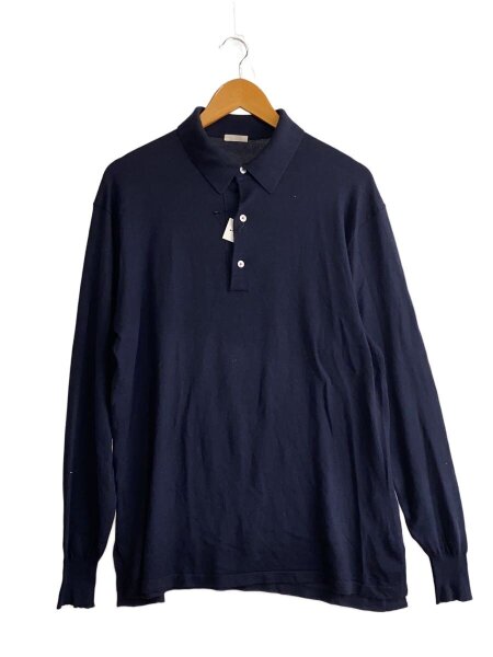 COMOLI(コモリ) / ポロシャツ/長袖シャツ/2/シルク/NVY/I01-06004 