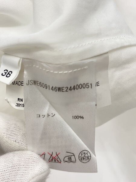 JIL SANDER(ジルサンダー) / ノースリーブブラウス オープンカラー/36 