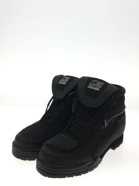 GOLDWIN 黒 レザー ブーツ　26.5 GOLDWINX-OVER レザーブーツ 黒26.5cm