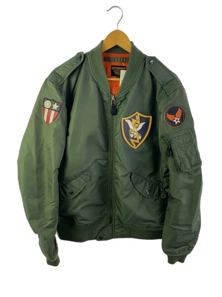 AVIREX / フライトジャケット/M/ナイロン/BLK/6162163/L-2 PATCHED FLYING TIGERS AVIREX(アヴィレックス) / L-2 PATCHED FLYING TIGERS/XXL/ナイロン