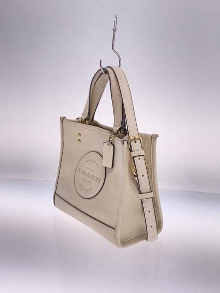 COACH(コーチ) / ショルダーバッグ/レザー/BEG/C5268/内側に小さなシミ 