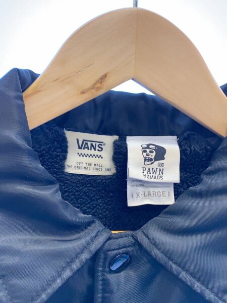 VANS(バンズ) / ナイロンジャケット/XL/ナイロン/BLK/コーチジャケット 