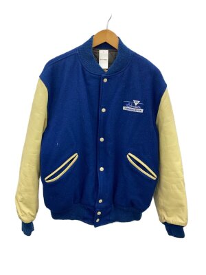 90s BUTWINHugo スタジャン 青色 80s 80年代 USA製 Swingster カレッジ