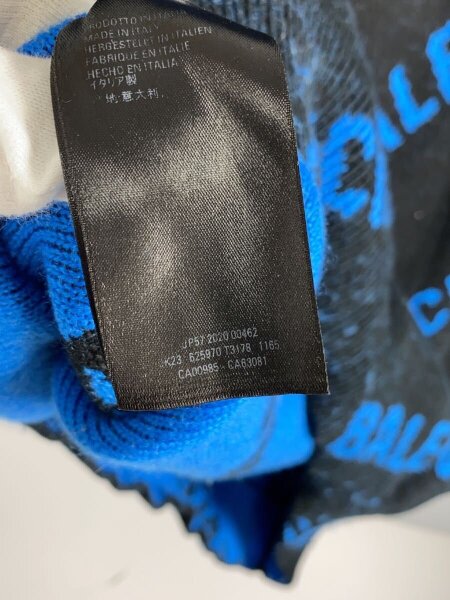BALENCIAGA(バレンシアガ) / 総柄ロゴニット/ニット・セーター(厚手)/S