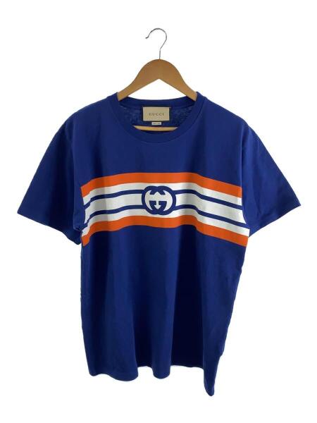 GUCCI(グッチ) / インターロッキングGストライプ プリントTシャツ/S 