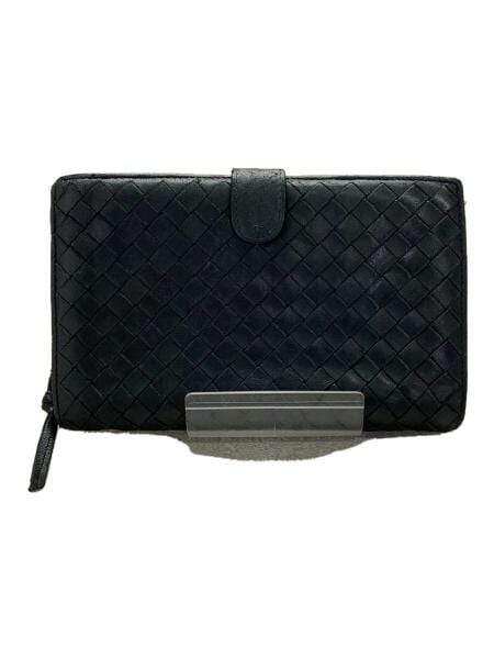 BOTTEGA VENETA(ボッテガヴェネタ) / 2つ折り財布/レザー/ブラック