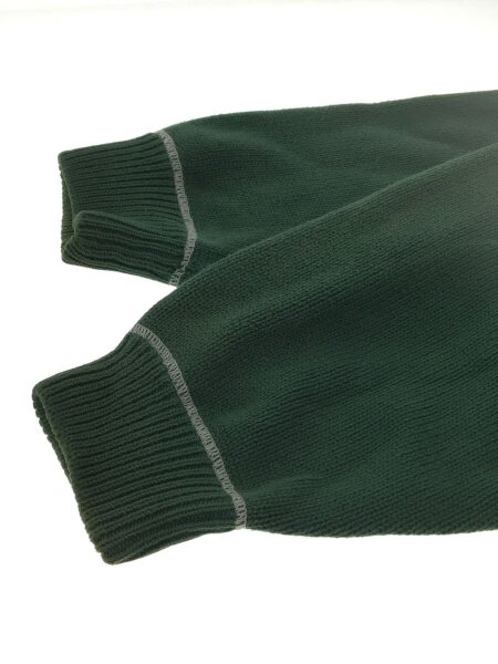 EDDIE BAUER / ニット・セーター(厚手)/L/コットン/CRM/無地/80s EDDIE BAUER(エディーバウアー) / 80s-/切替ニットセーター(厚手)/L