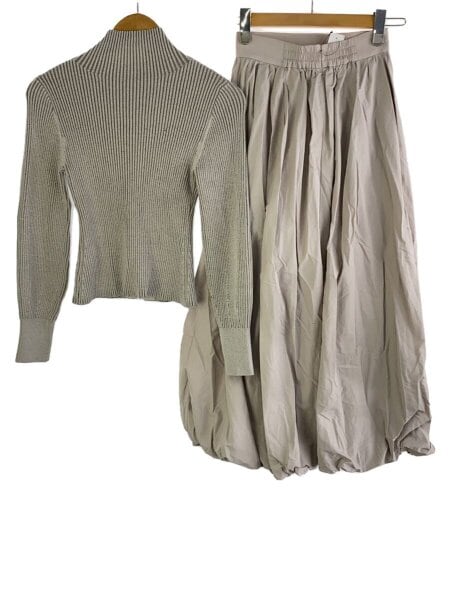 SNIDEL(スナイデル) / 23SS/フロントジップバルーンスカートコンビ  