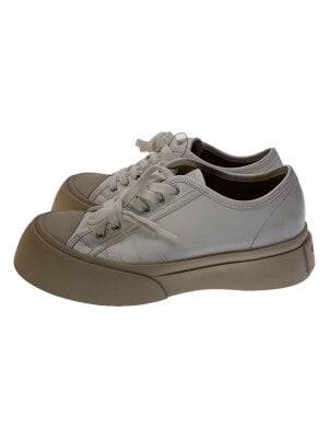MARNI◆ローカットスニーカー/42/WHT/レザー/SNZU002002 MARNI（マルニ）スニーカー 白 サイズ:EU42(27cm位) メンズ
