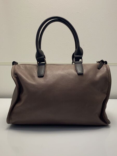 LONGCHAMP(ロンシャン) / ボストンバッグ/レザー/GRY | 中古品の販売 