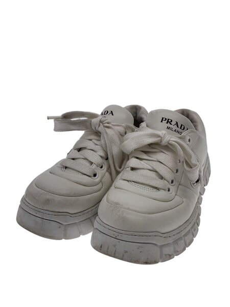 PRADA(プラダ) / ローカットスニーカー/UK6/WHT/牛革/2EE386 | 中古品