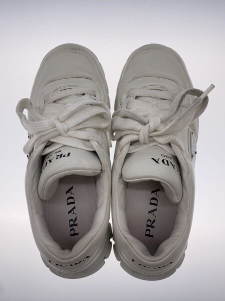 PRADA / ローカットスニーカー/UK6/WHT/牛革/2EE386 PRADA(プラダ) / ローカットスニーカー/UK6/WHT/牛革/2EE386 | 中古品