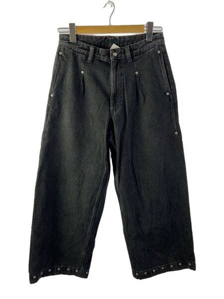 OMAR AFRIDI(オマールアフリディ) / RIVETED WIDE CROPPED DENIM TR/44 