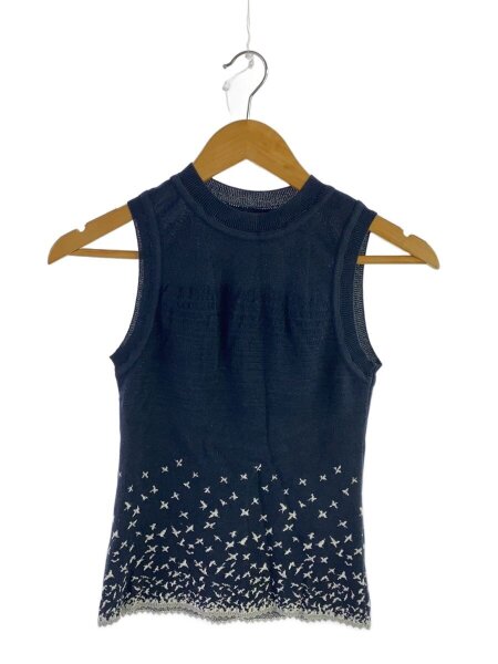 mame kurogouchi(マメクロゴウチ) / Crane Pattern Jacquard Knitted