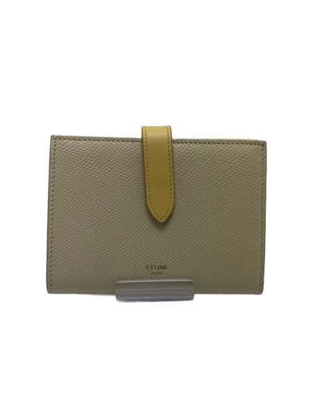 CELINE(セリーヌ) / 2つ折り財布/レザー/BEG/レディース/使用感 | 中古 