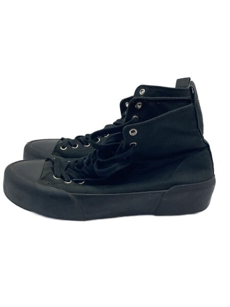 JIL SANDER(ジルサンダー) / ハイカットスニーカー/40/BLK/キャンバス 