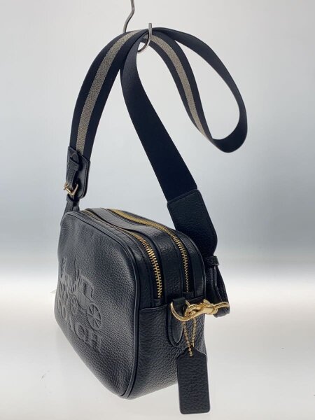 COACH(コーチ) / ショルダーバッグ_オールレザー/レザー/BLK// | 中古 