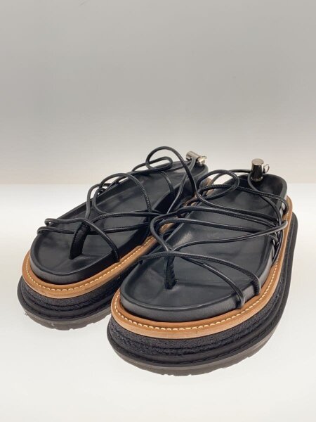 sacai レザーストラップサンダル 41 新品未使用 箱付 23-03064M sacai(サカイ) / 23SS/サンダル/41/BLK/レザー/23-03064m// | 中古品
