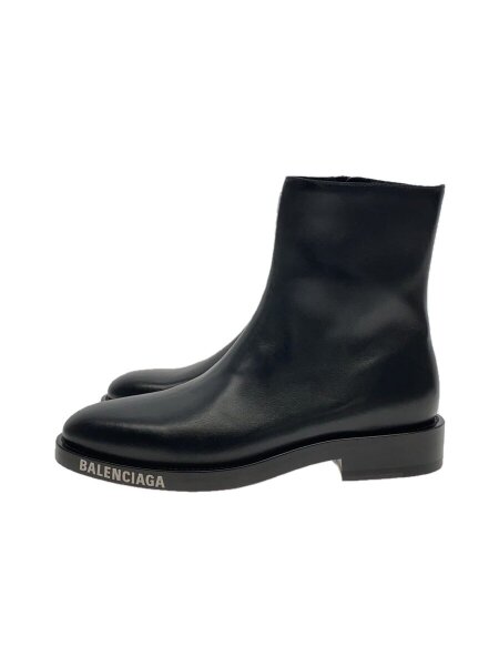 BALENCIAGA(バレンシアガ) / サイドゴアショートブーツ/40/BLK/レザー 