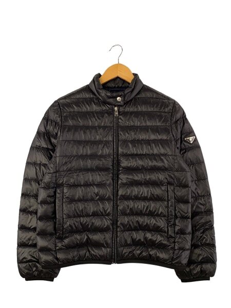 PRADA(プラダ) / トライアングルロゴ/ダウンジャケット/42/--/BLK/無地 