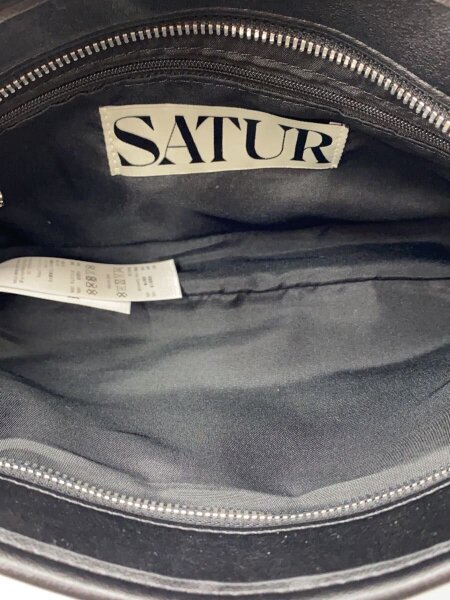 SATUR(セター) / ショルダーバッグ/フェイクレザー/BLK/sa255uab30 