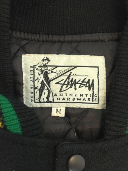 STUSSY(ステューシー) / 80s～/USA製/スタジャン/M/ウール/BLK | 古着