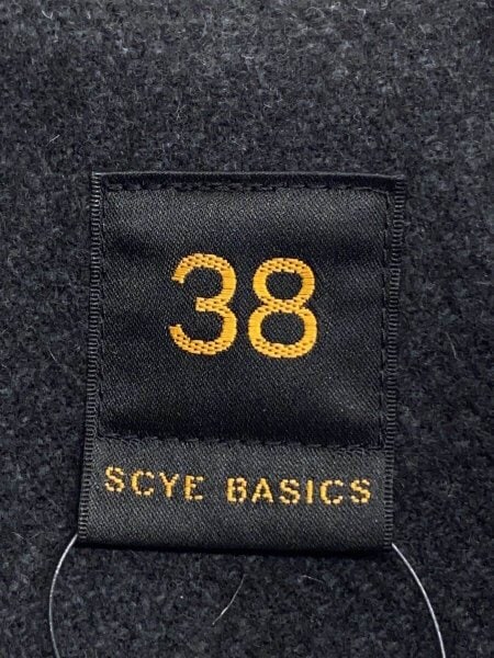 SCYE BASICS(サイベーシックス) / ダッフルコート/38/ウール/BLK/5120