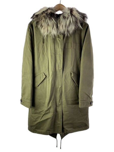 YVES SALOMON(イヴサロモン) / モッズコート/36/ポリエステル/KHK/無地