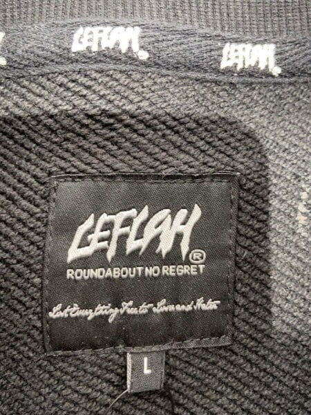 LEFLAH(レフラー) / スウェット/L/コットン/BLK | 古着の販売・通販 