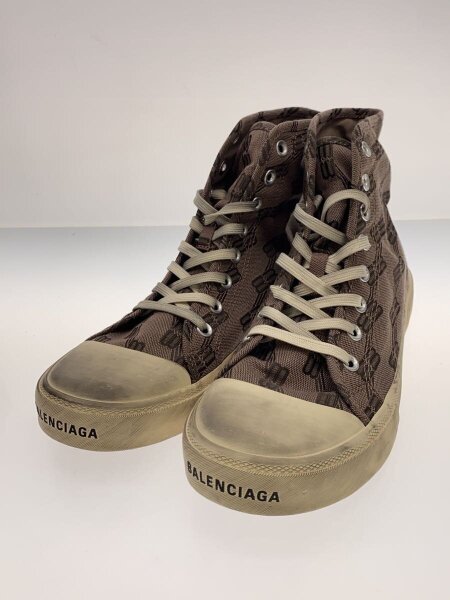 BALENCIAGA(バレンシアガ) / ハイカットスニーカー/42/BRW/キャンバス 
