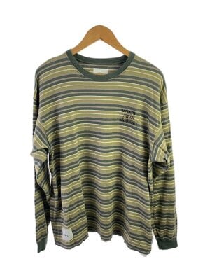 WTAPS◆長袖Tシャツ/S/コットン/BEG/C8-U421