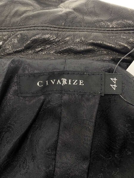CIVARIZE(シヴァーライズ) / ジャケット/44/山羊革/BLK/無地 | 古着の 