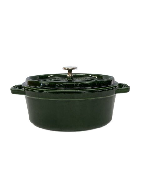 STAUB グリーンオーバル鍋 約23cm 【公式通販】